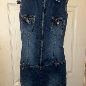 Denim Overall Romper